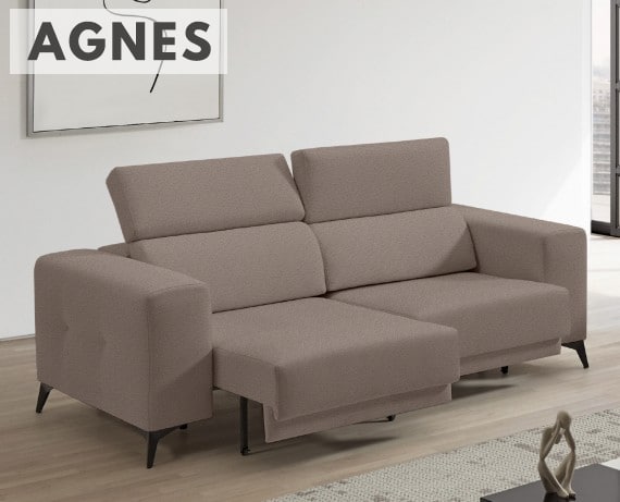 Sofá de tela Agnes de StyleKomfort - principal