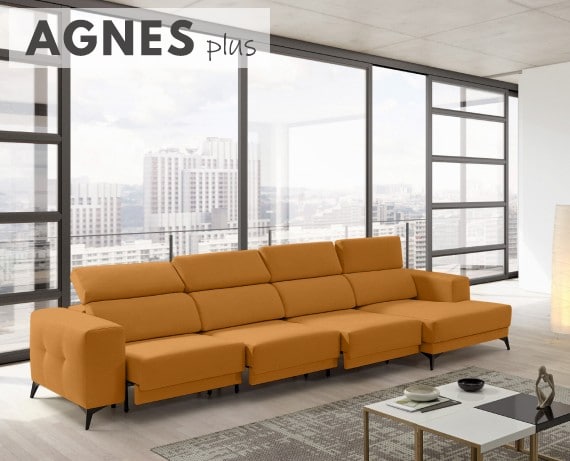 Sofá de tela Agnes Plus de StyleKomfort - principal