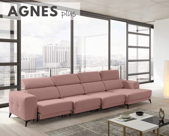 Sofá de tela Agnes Plus de StyleKomfort - principal