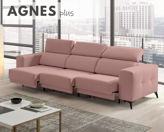 Sofá de tela Agnes Plus de StyleKomfort - principal