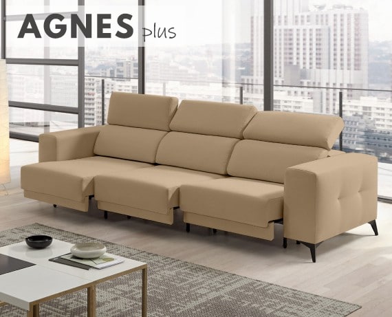 Sofá de tela Agnes Plus de StyleKomfort - principal