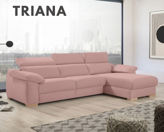 Sofá cama de apertura italiana de tela Triana de StyleKomfort - principal