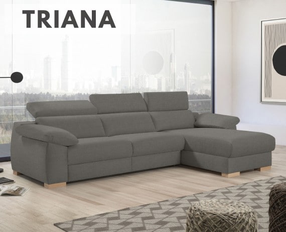 Sofá cama de apertura italiana de tela Triana de StyleKomfort - principal