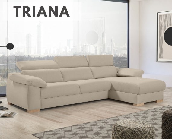 Sofá cama de apertura italiana de tela Triana de StyleKomfort - principal
