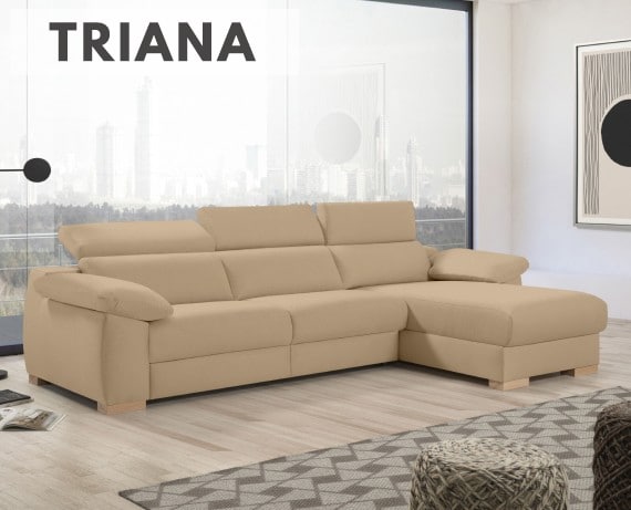 Sofá cama de apertura italiana de tela Triana de StyleKomfort - principal