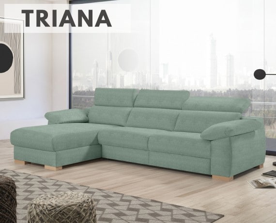 Sofá cama de apertura italiana de tela Triana de StyleKomfort - principal