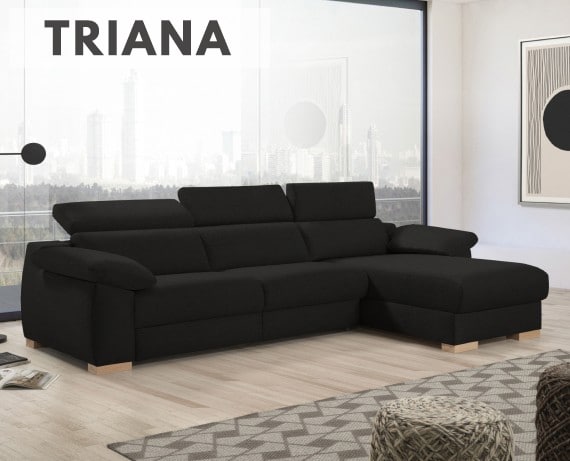Sofá cama de apertura italiana de tela Triana de StyleKomfort - principal