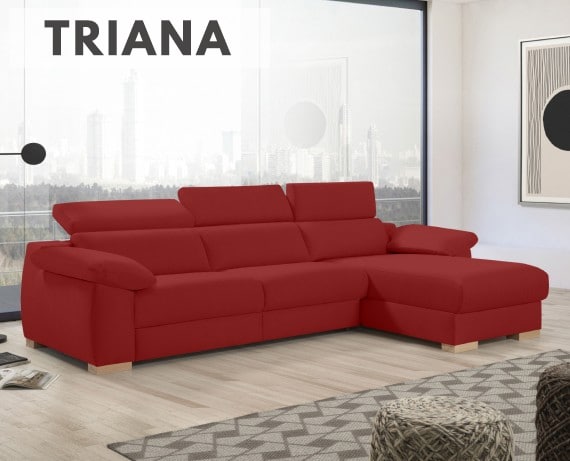 Sofá cama de apertura italiana de tela Triana de StyleKomfort - principal