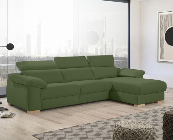 Sofá cama de apertura italiana de tela Triana de StyleKomfort - principal