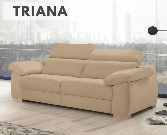 Sofá cama de apertura italiana de tela Triana de StyleKomfort - principal