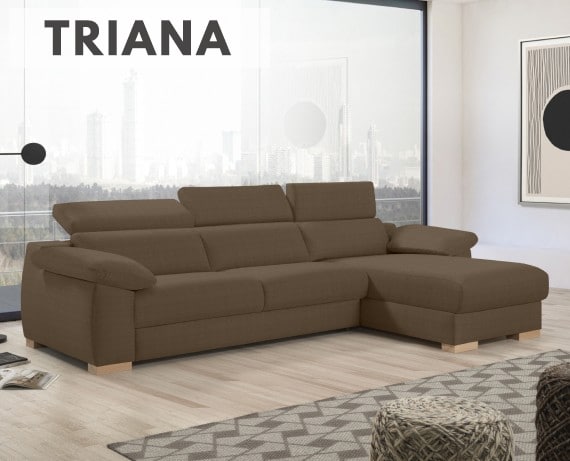 Sofá cama de apertura italiana de tela Triana de StyleKomfort - principal