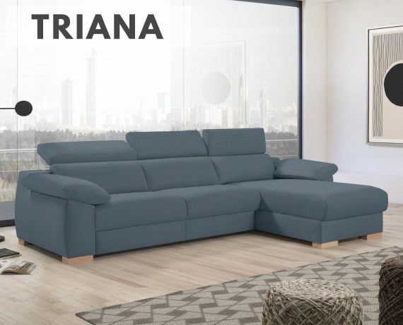 Sofá cama de apertura italiana de tela Triana de StyleKomfort - principal
