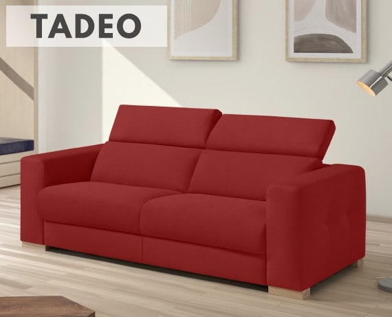 Sofá cama de apertura italiana de tela Tadeo de StyleKomfort - principal