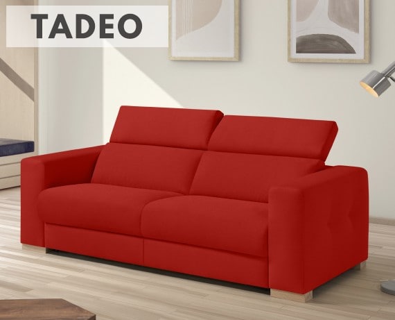 Sofá cama de apertura italiana de tela Tadeo de StyleKomfort - principal