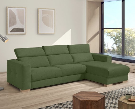 Sofá cama de apertura italiana de tela Tadeo de StyleKomfort - principal