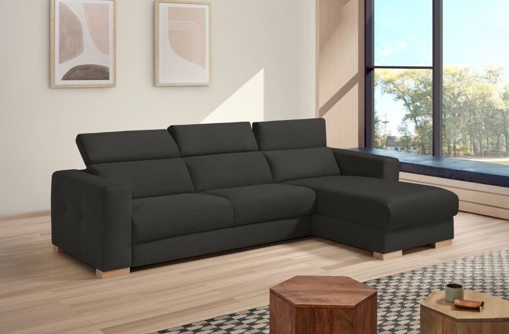 Sofá cama de apertura italiana de tela Tadeo de StyleKomfort - principal