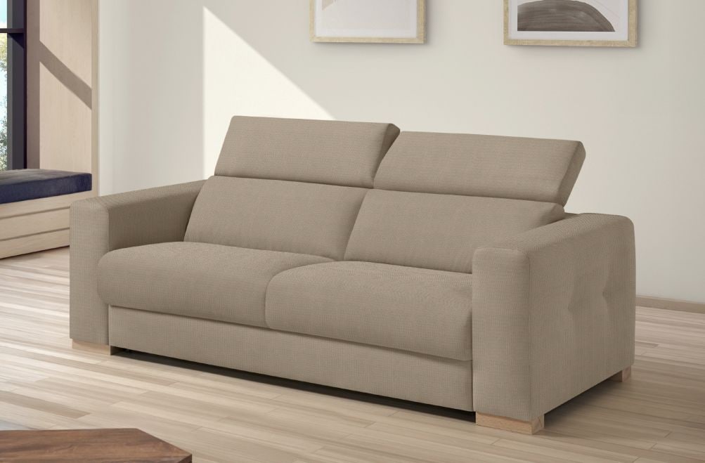 Sofá cama de apertura italiana de tela Tadeo de StyleKomfort - principal