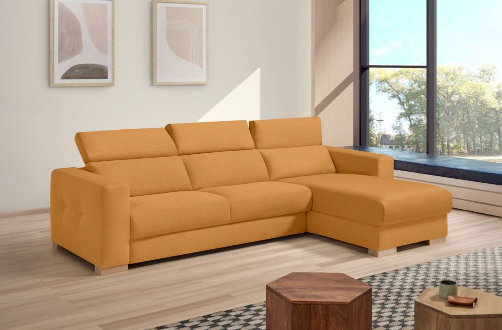 Sofá cama de apertura italiana de tela Tadeo de StyleKomfort - principal