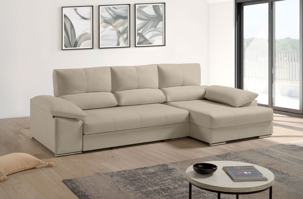 Sofá cama de tela Denis de HOME - principal