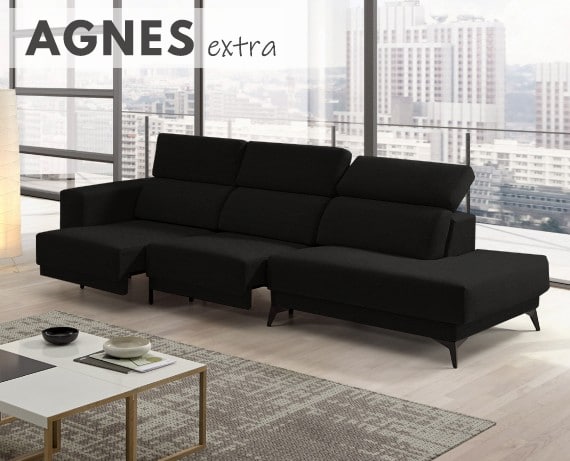 Sofá de tela Agnes Extra de StyleKomfort - principal