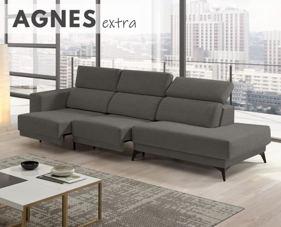 Sofá de tela Agnes Extra de StyleKomfort - principal