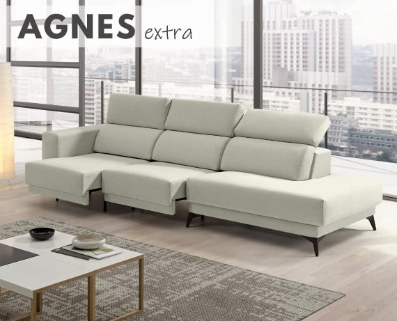 Sofá de tela Agnes Extra de StyleKomfort - principal