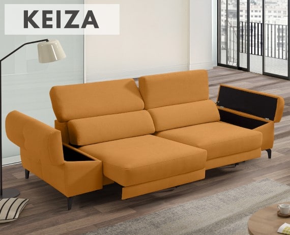 Sofá de tela Keiza de StyleKomfort - principal