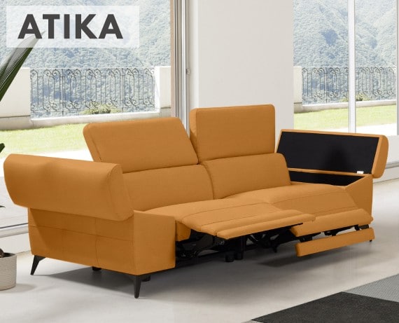 Sofá relax de tela Atika de StyleKomfort - principal