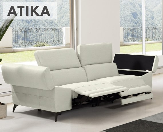 Sofá relax de tela Atika de StyleKomfort - principal