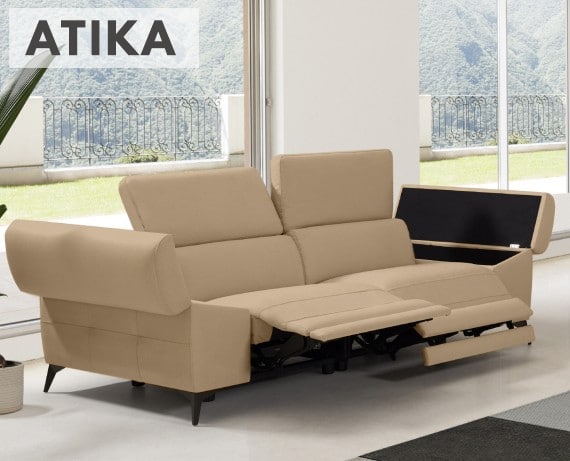 Sofá relax de tela Atika de StyleKomfort - principal