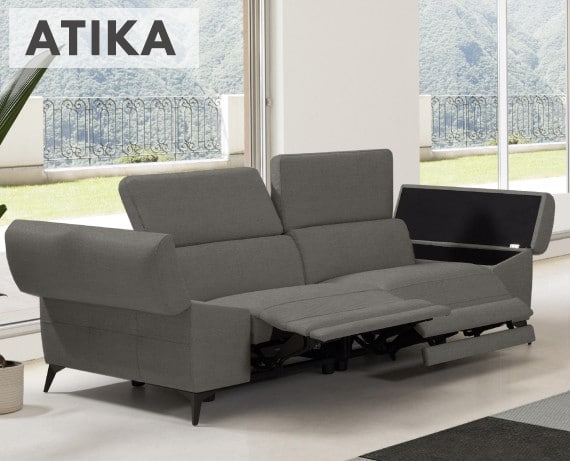 Sofá relax de tela Atika de StyleKomfort - principal