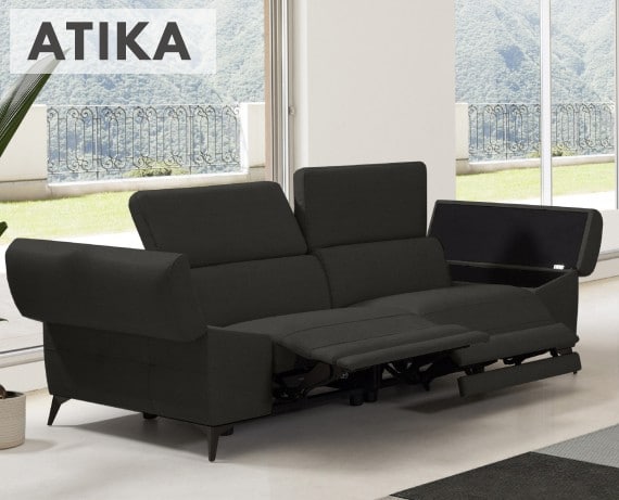 Sofá relax de tela Atika de StyleKomfort - principal
