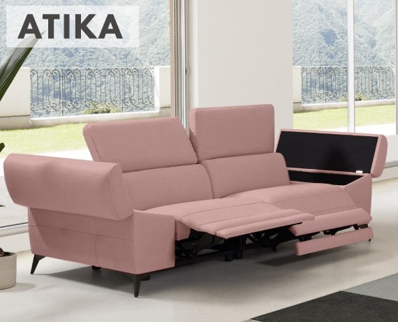 Sofá relax de tela Atika de StyleKomfort - principal