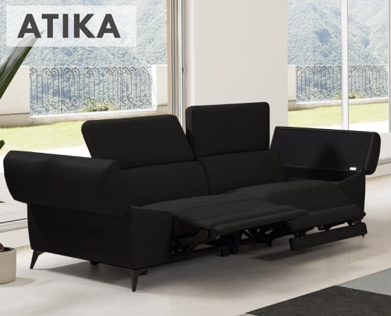 Sofá relax de tela Atika de StyleKomfort - principal