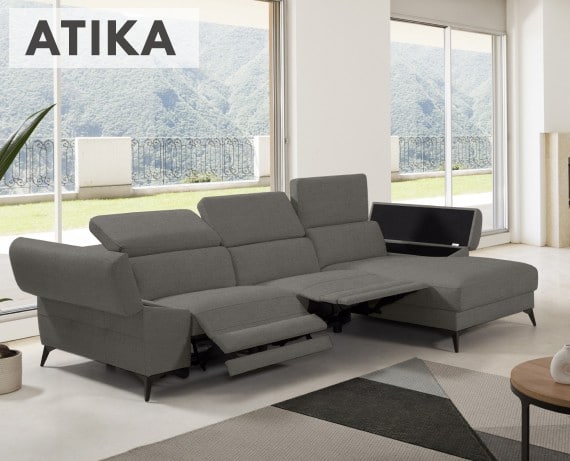 Sofá relax de tela Atika de StyleKomfort - principal