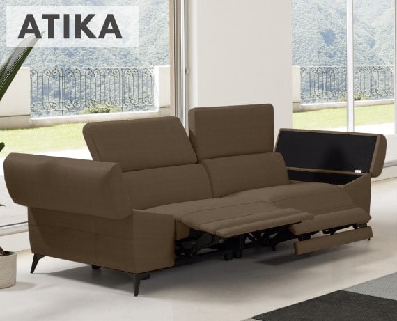 Sofá relax de tela Atika de StyleKomfort - principal