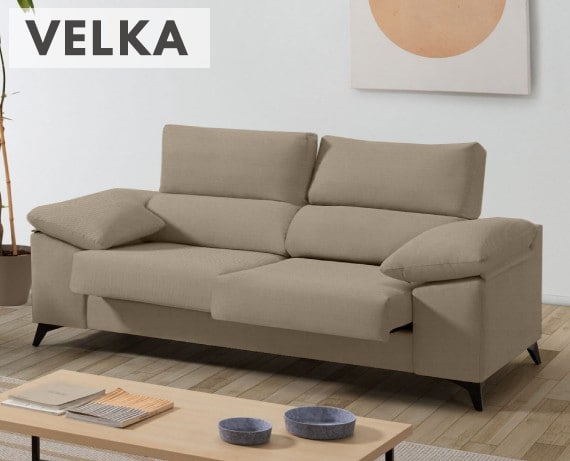 Sofá de tela Velka de HOME - principal