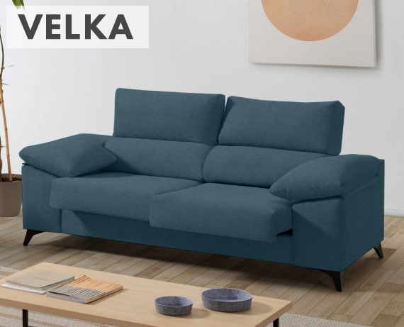 Sofá de tela Velka de HOME - principal
