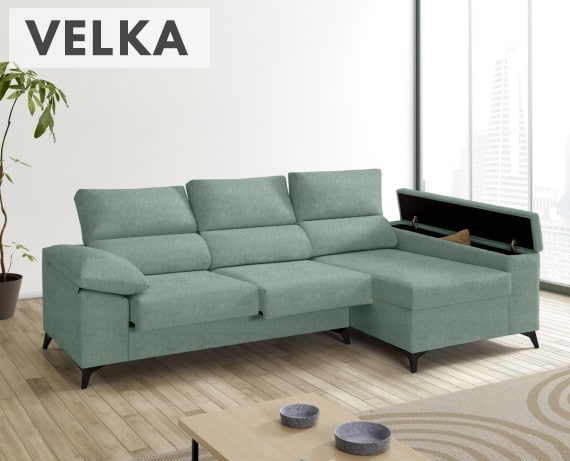 Sofá de tela Velka de HOME - principal