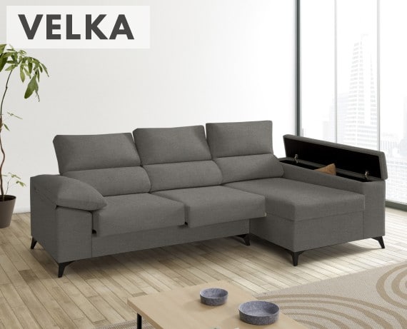 Sofá de tela Velka de HOME - principal