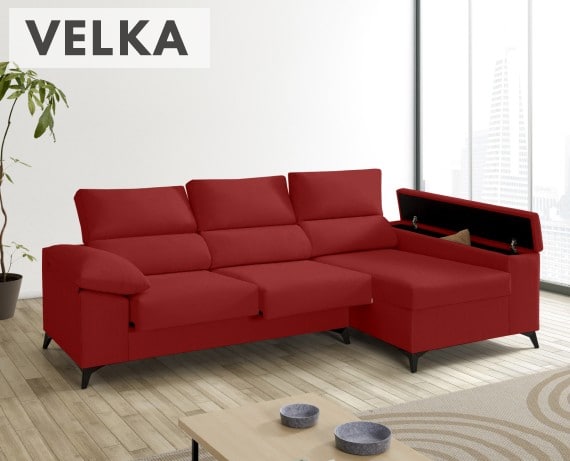 Sofá de tela Velka de HOME - principal