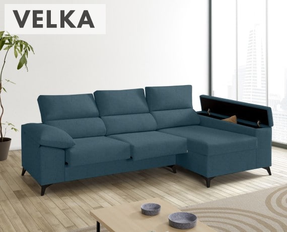 Sofá de tela Velka de HOME - principal