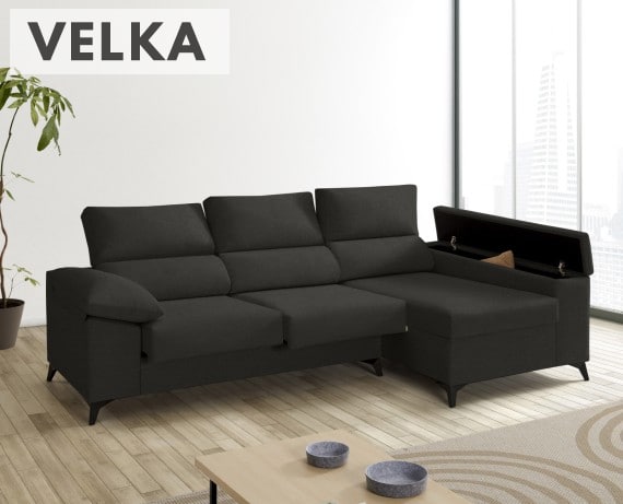 Sofá de tela Velka de HOME - principal