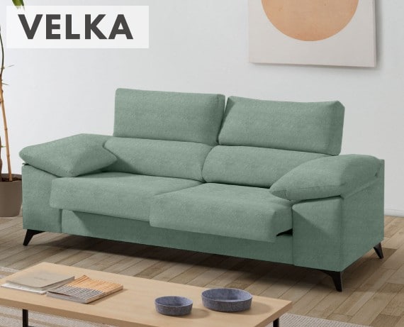 Sofá de tela Velka de HOME - principal