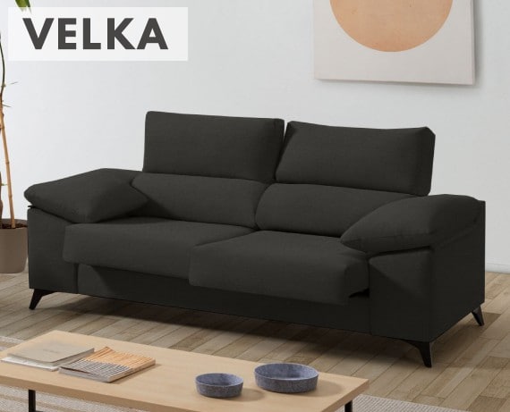 Sofá de tela Velka de HOME - principal