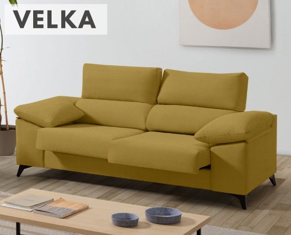 Sofá de tela Velka de HOME - principal