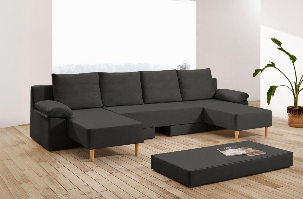 Sofá modular de tela Caleya de HOME - principal