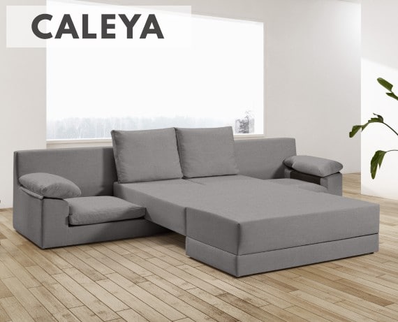 Sofá modular de tela Caleya de HOME - principal
