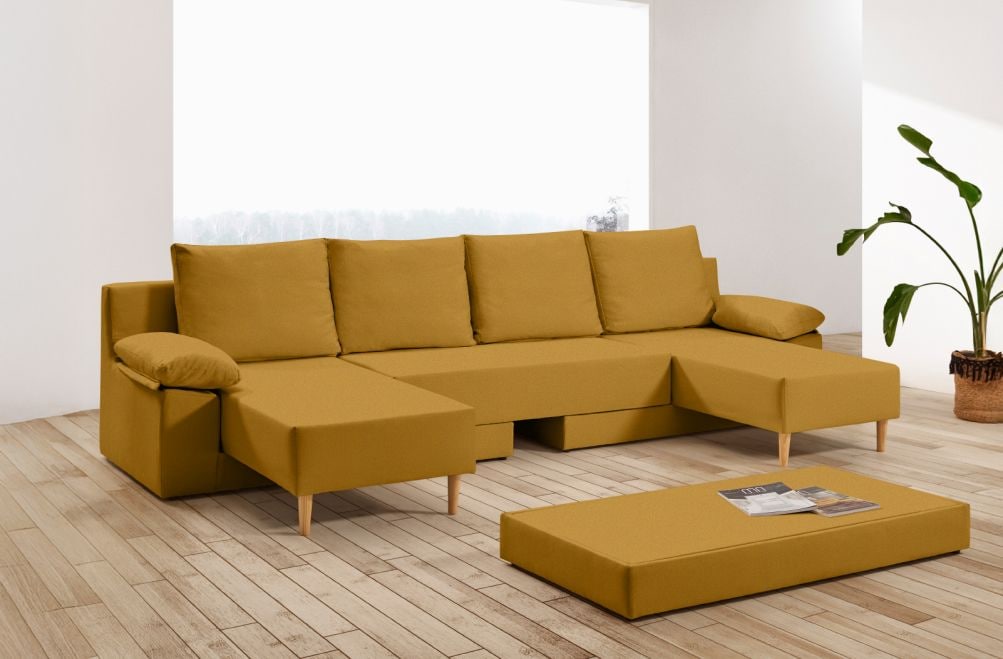 Sofá modular de tela Caleya de HOME - principal