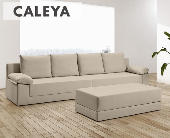 Sofá modular de tela Caleya de HOME - principal